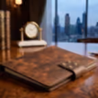 A4 Organizer Deri El Yapımı Hakiki Deri Çok Bölmeli