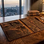 A4 Organizer Deri El Yapımı Hakiki Deri Çok Bölmeli