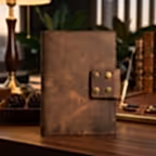 A5 Organizer Deri El Yapımı Hakiki Deri Çok Bölmeli