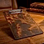 A5 Clipboard Sekreterlik Deri El Yapımı Hakiki Deri