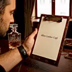 A5 Clipboard Sekreterlik Deri El Yapımı Hakiki Deri