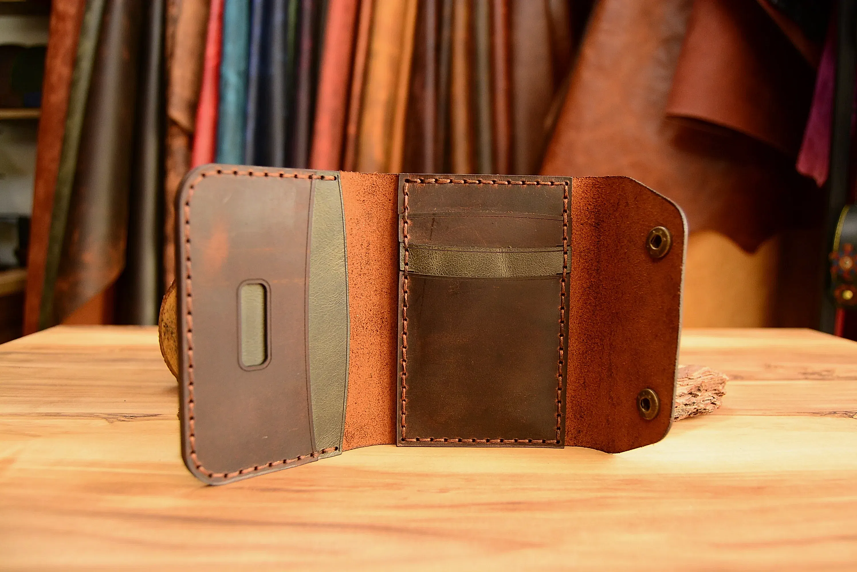 Arkas Kartlık Hakiki Deri El Yapımı