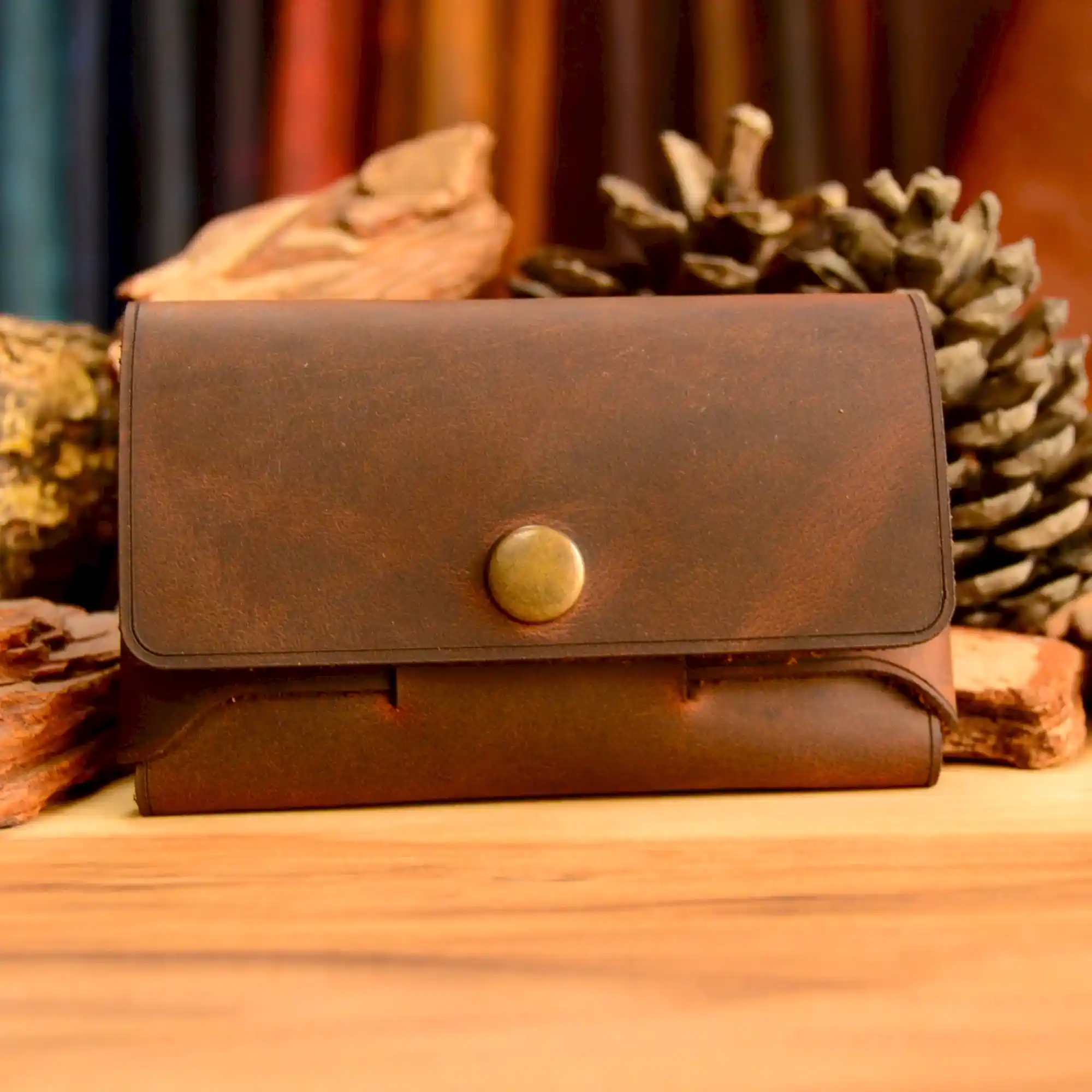 hakiki deri el yapimi epafos kartlık