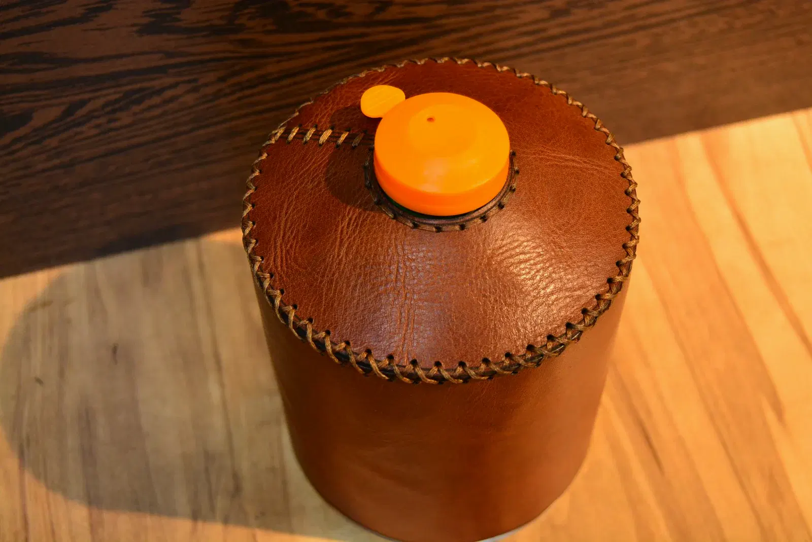 Hakiki Deri Gaz Kartuş Kılıfı El Yapımı 1000 ml Uyumlu