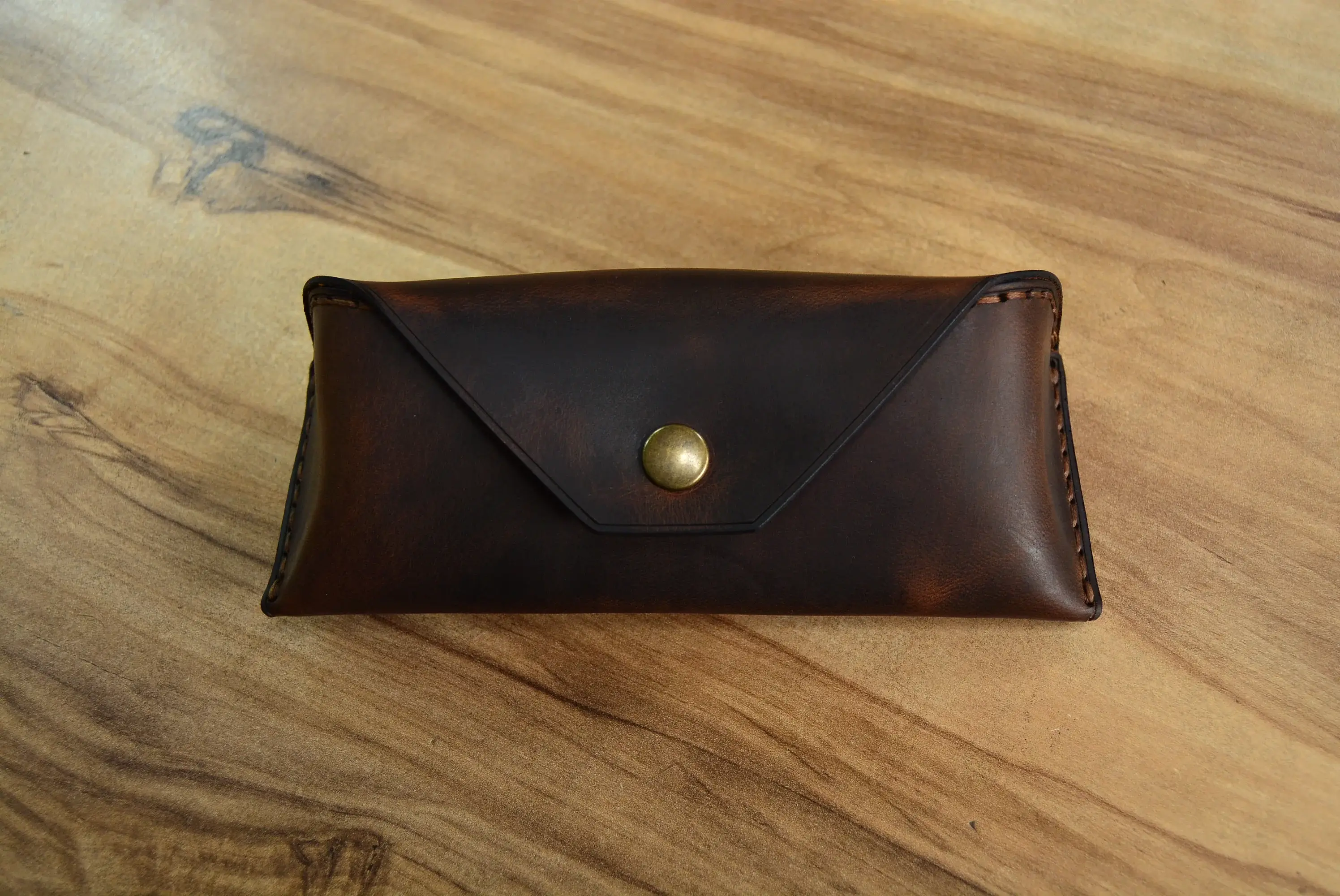 Gözlük Kılıfı V-2 El Yapımı Deri