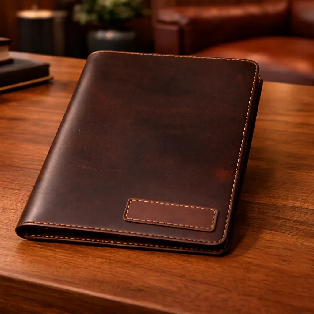 Greg Tablet Kılıfı Organizer Deri El Yapımı Hakiki Deri