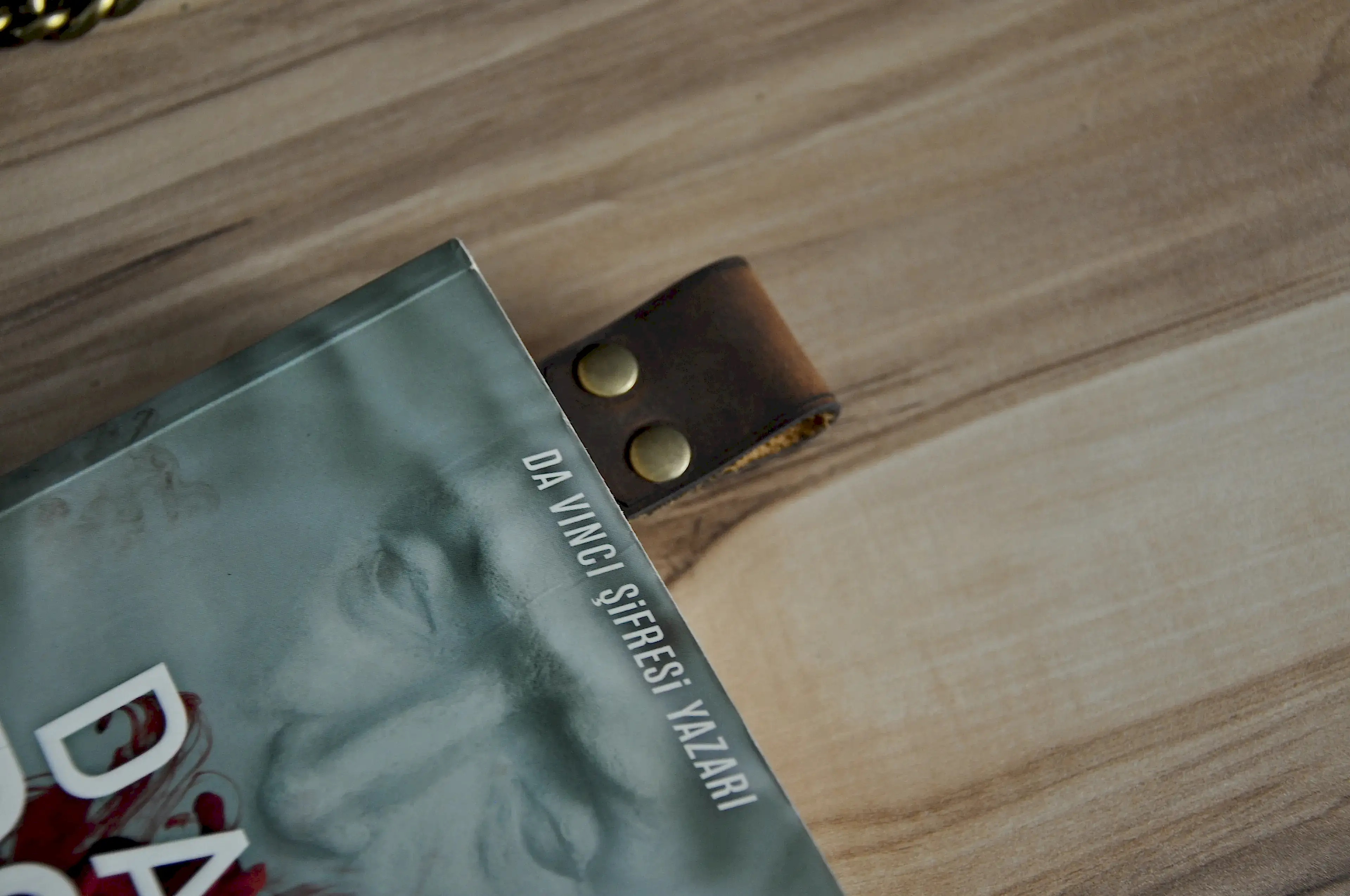 Hakiki Deri Kitap Ayıracı Kurdele Tasarım