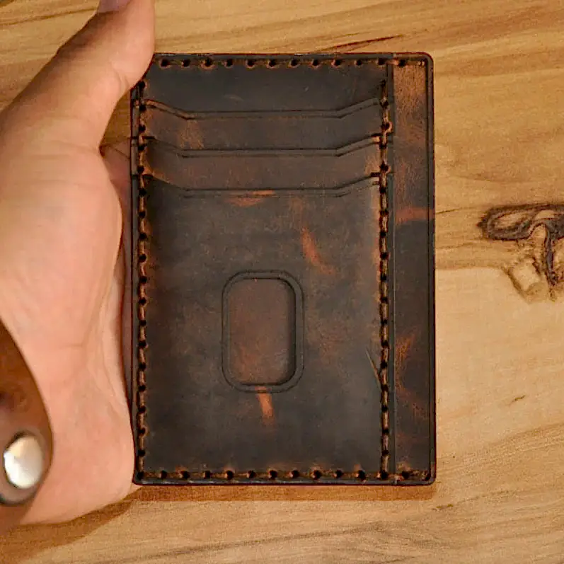 hakiki deri el yapimi megalo kartlık