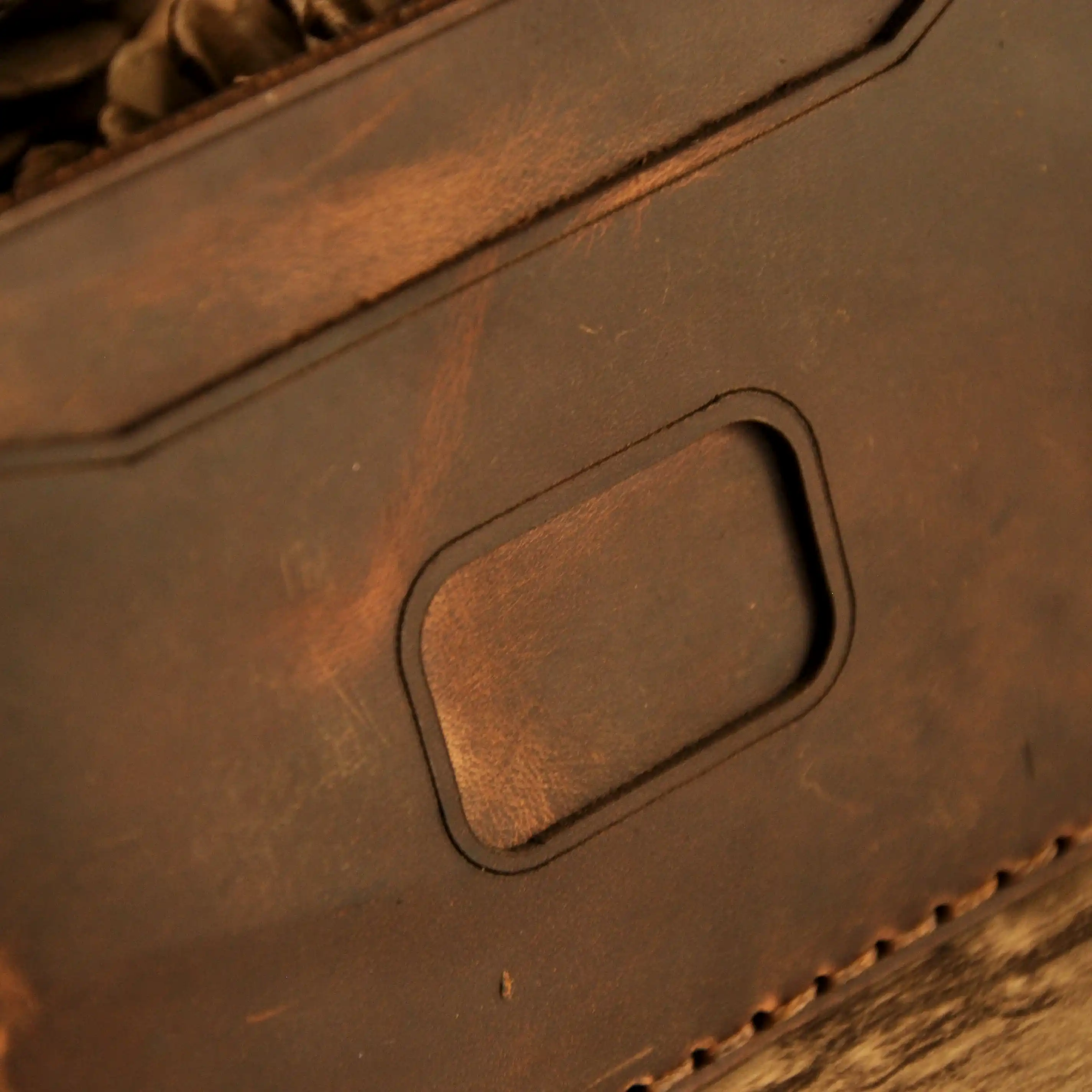 Megalo Kartlık Çok Bölmeli Tasarım Hakiki Deri El Yapımı