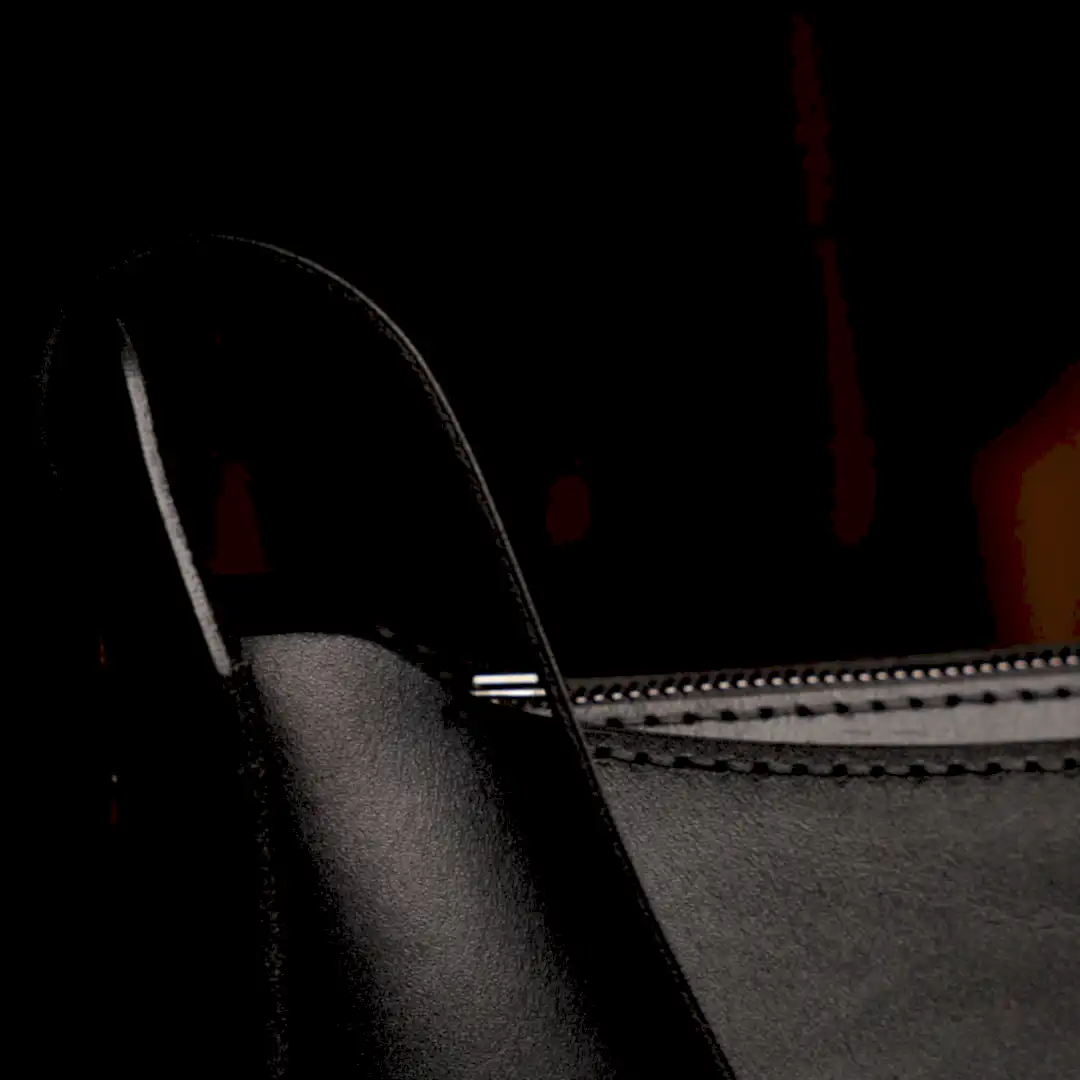 Nyx Deri Kol Çantası El Yapımı Hakiki Deri Gece