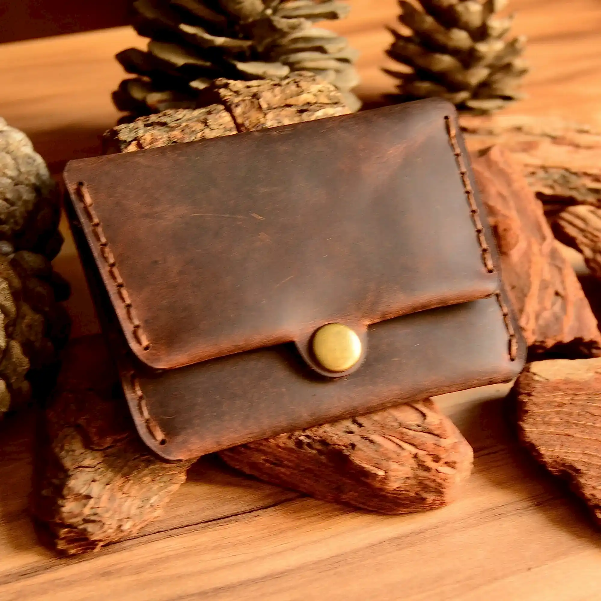 hakiki deri el yapimi orpheus deri kartlık