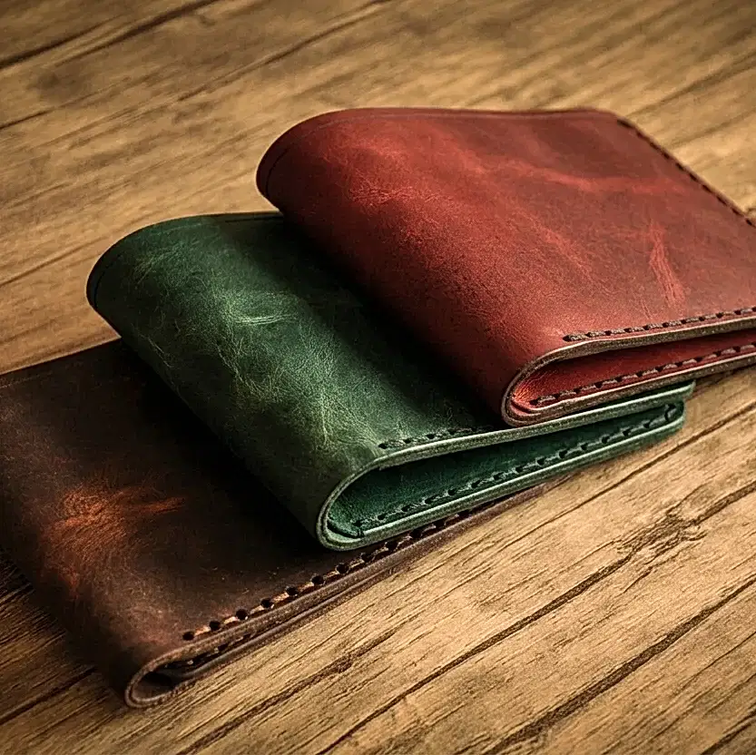 Rea Cüzdan Bifold Tasarım Hakiki Deri El Yapımı