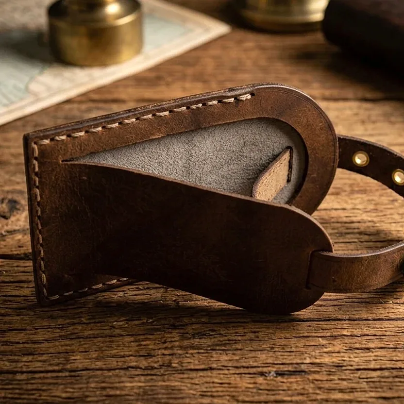 Valiz İsimlik El Yapımı Hakiki Deri Bagaj Etiketi