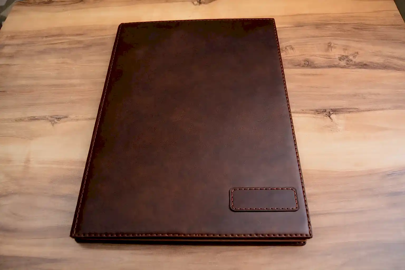 Veys A4 Sekreterlik Deri El Yapımı Hakiki Deri Clipboard