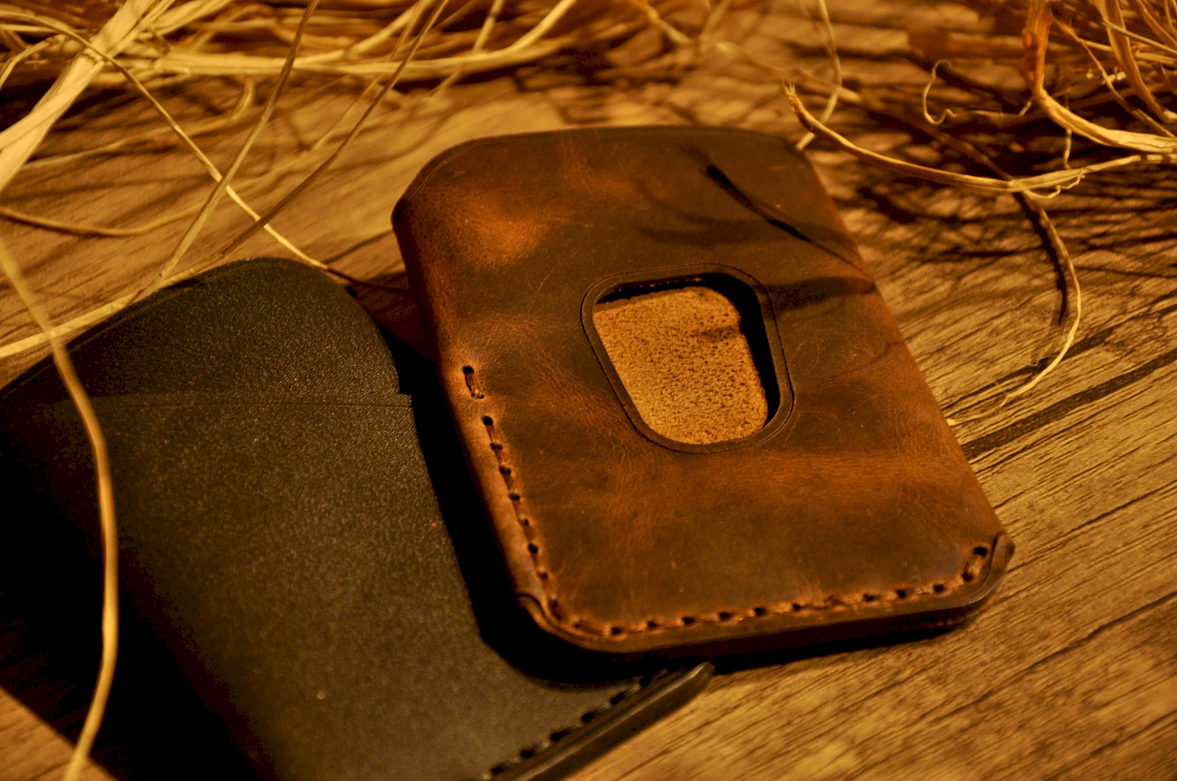 Wrap Simple Kartlık Hakiki Deri El Yapımı