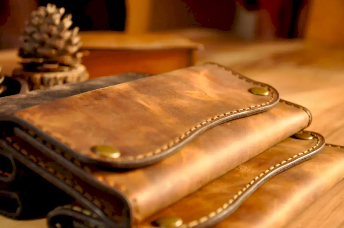 Gaya Uzun Cüzdan Hakiki Deri El Yapımı